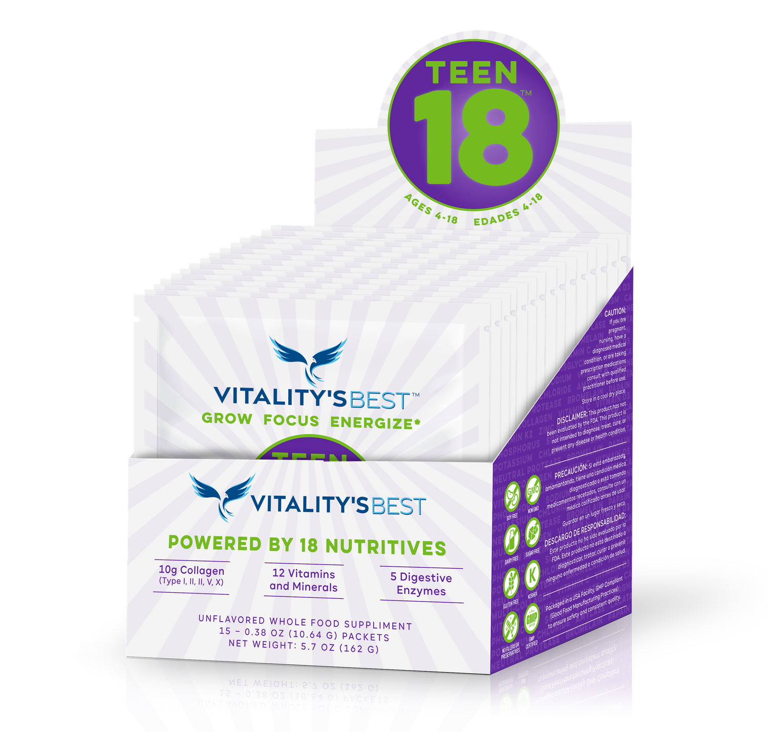 Teen 18 Multi-Nutritive Collagen for ages 4-18