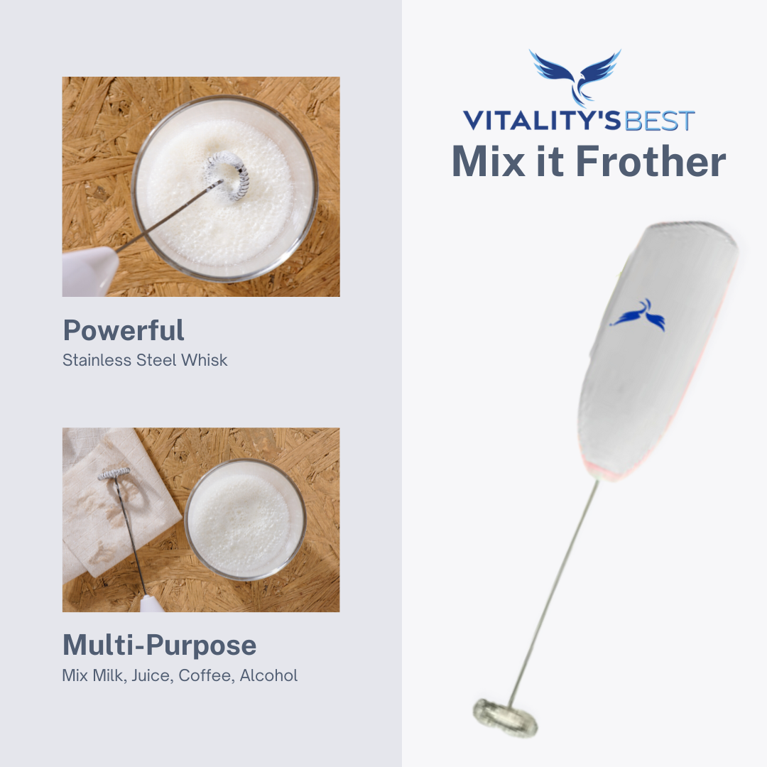 Warrior Strong Frother Mixer for Collagens and Greens