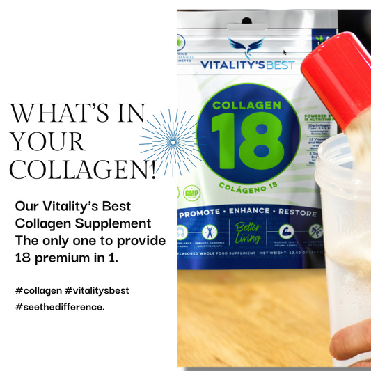 Discover radiant living with Collagen 18—a revolutionary blend of five premium collagens for comprehensive well-being. Unmatched absorption and versatility in every scoop. Elevate your vitality and embrace radiance from within