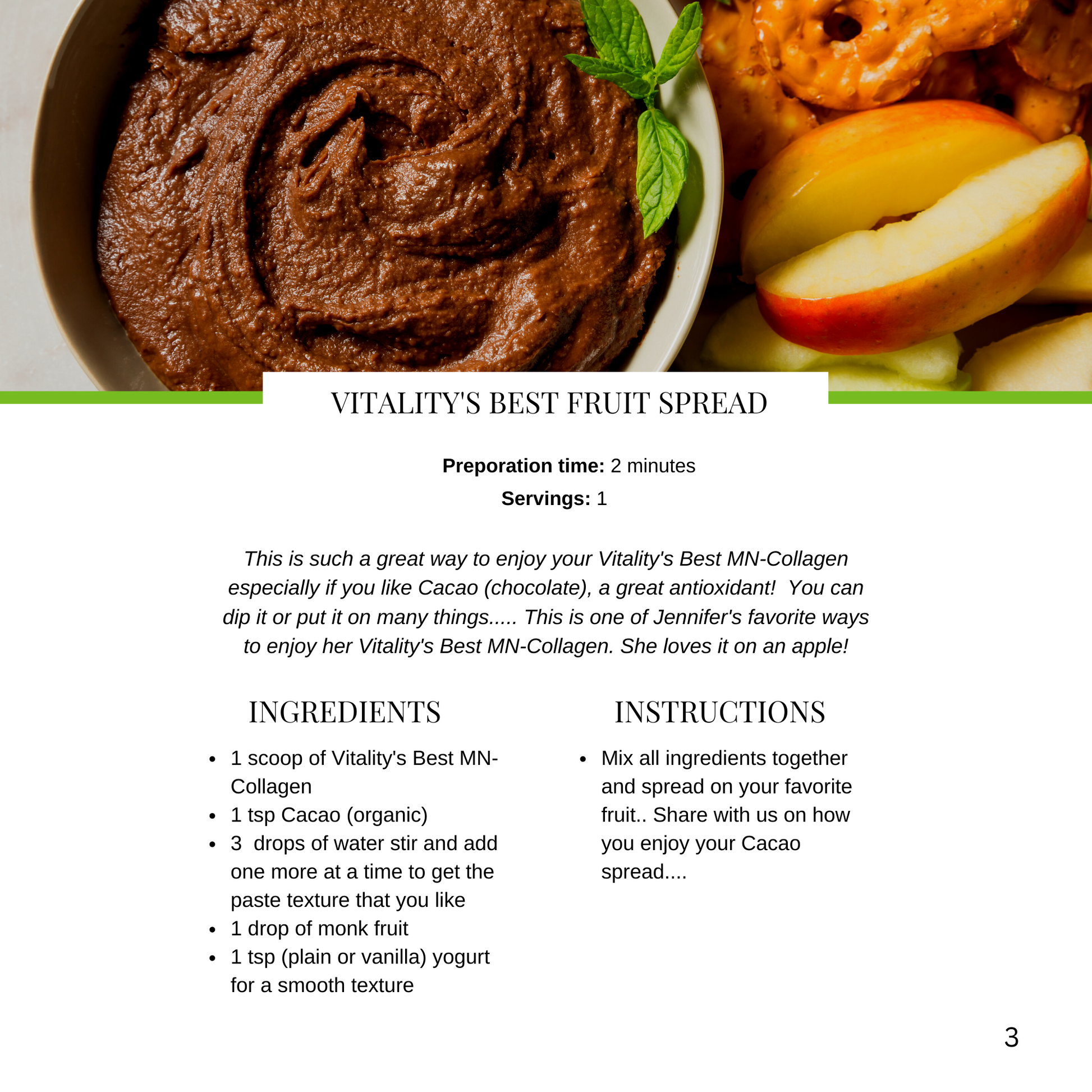 Download Quick & Easy Collagen Recipes by Laurie Loeb | Vitality's Best