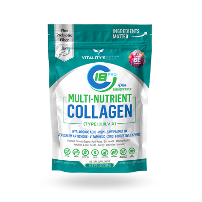 C18 Pro - Multi-Nutrient Collagen Powder Plus Prebiotic Fiber- Unflavored